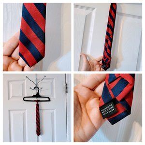 EUC- Red/Blue Skinny Tie 14 inches - SO CUTE!